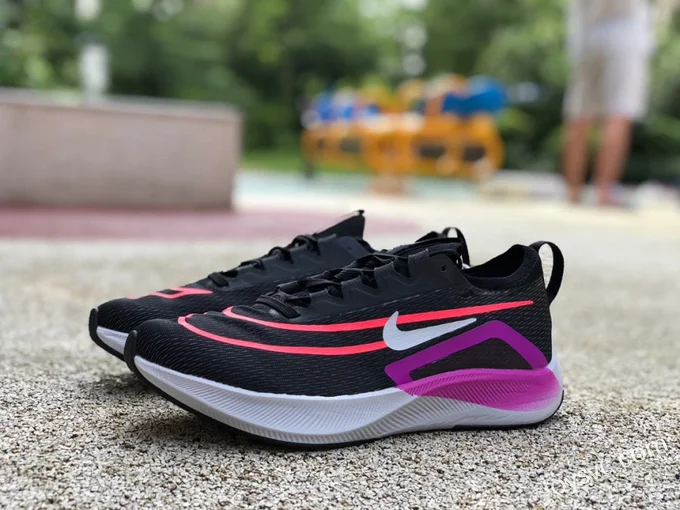 Nike Zoom Fly 4 Black Purple Marathon Running Shoes CT2392-004