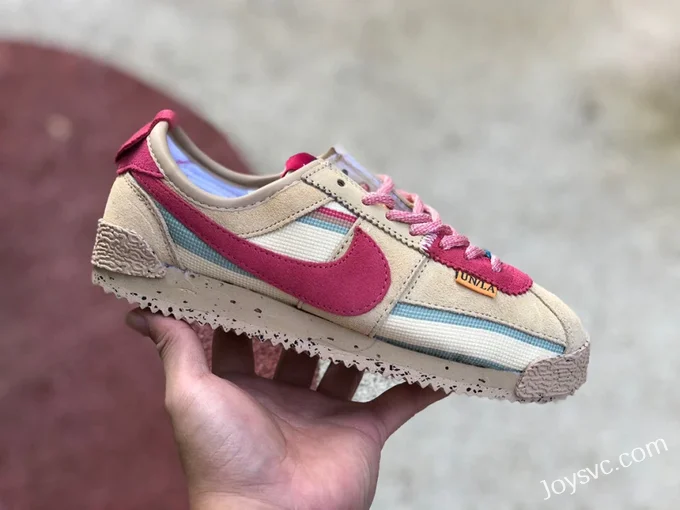 Union x Nike Cortez Brown Pink Retro Sneakers DR1413-200