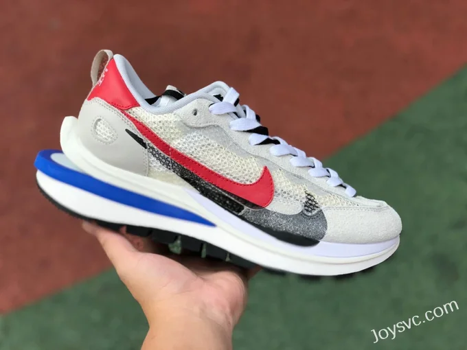 Nike x Sacai Vaporwaffle White Blue Red CV1363-100