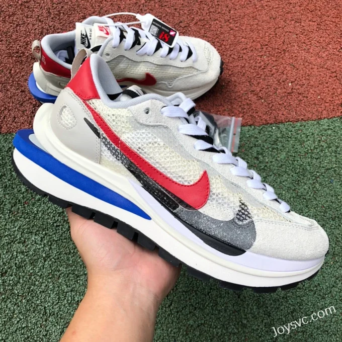 Nike x Sacai Vaporwaffle White Blue Red CV1363-100