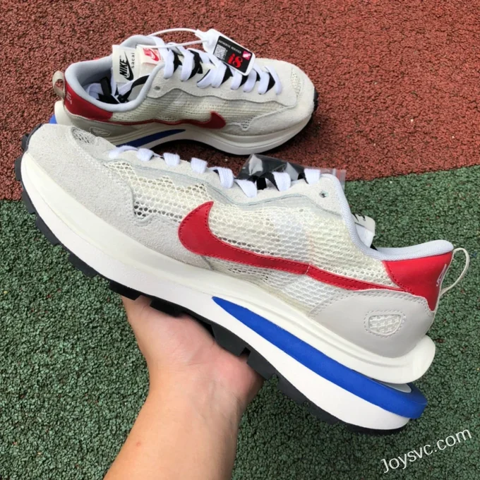 Nike x Sacai Vaporwaffle White Blue Red CV1363-100