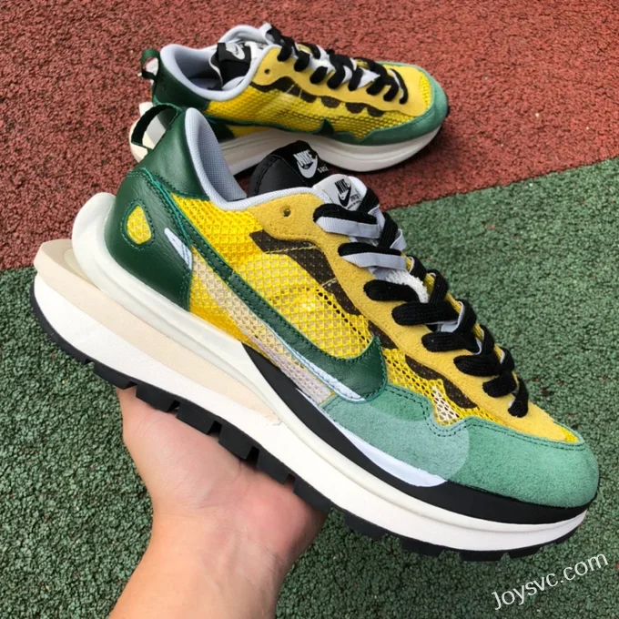 Nike x Sacai Vaporwaffle Yellow Green CV1363-700