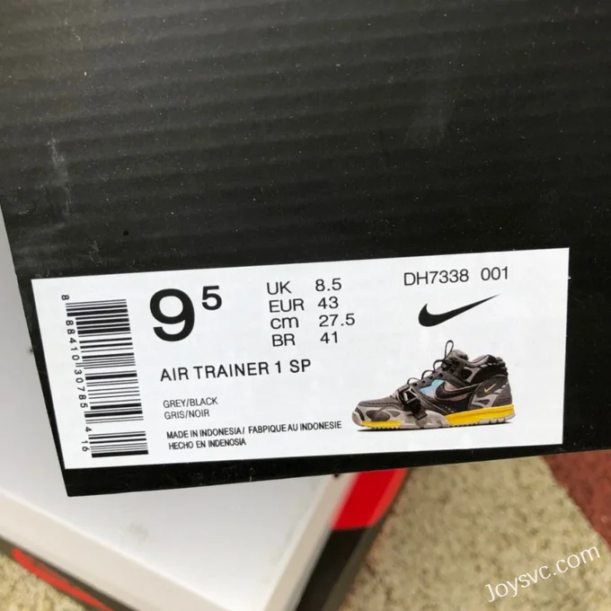 Nike Air Trainer 1 SP Black Grey Yellow DH7338-001