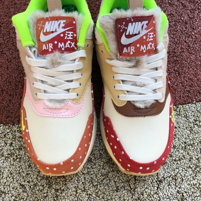 Nike Air Max 1 Chinese Rural Dog Retro Running Shoes DR2553-111