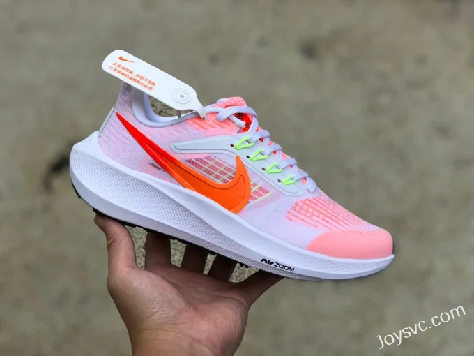 Nike Air Zoom Pegasus 39 White Pink Kids Running Shoes DM4015-102