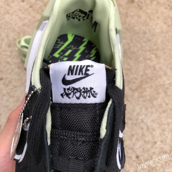 Acronym x Nike Blazer Low Black Green - Deconstructed Sneakers