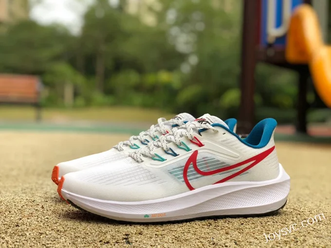 Nike Air Zoom Pegasus 39 White Red Green Running Shoes FD4322-161