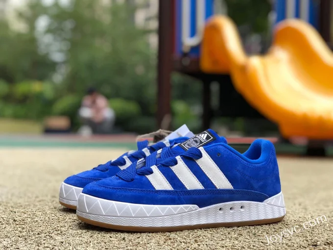 Adidas Adimatic Low White Blue Sneakers GX1828