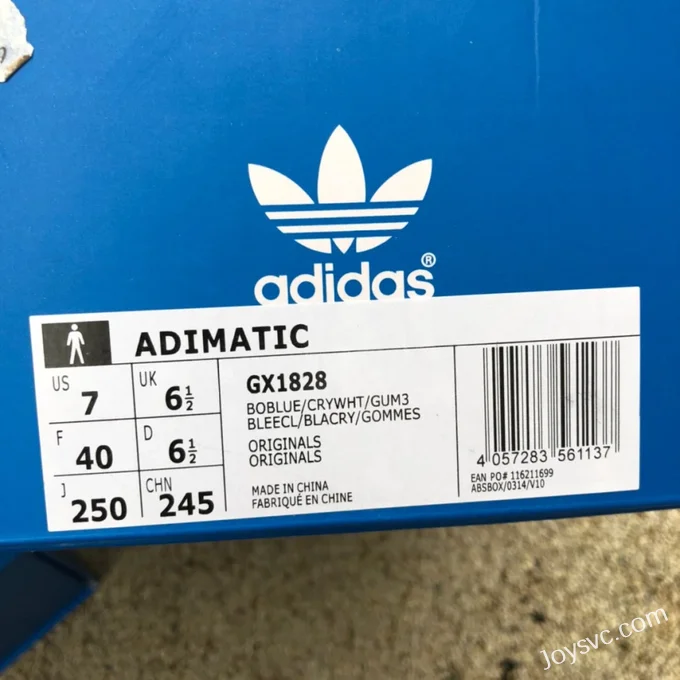 Adidas Adimatic Low White Blue Sneakers GX1828