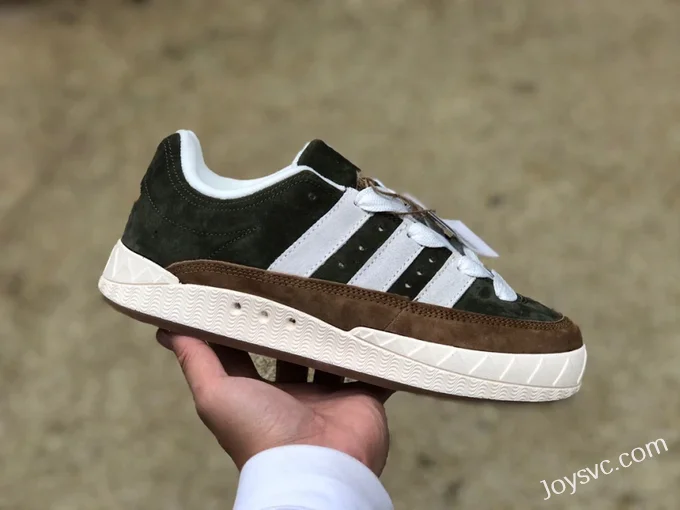 HUMAN MADE x Adidas Adimatic Green Brown Retro Sneakers HP9914