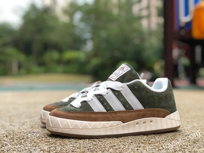 HUMAN MADE x Adidas Adimatic Green Brown Retro Sneakers HP9914