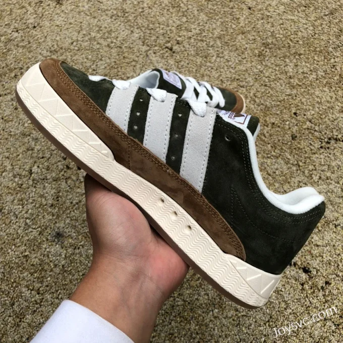 HUMAN MADE x Adidas Adimatic Green Brown Retro Sneakers HP9914