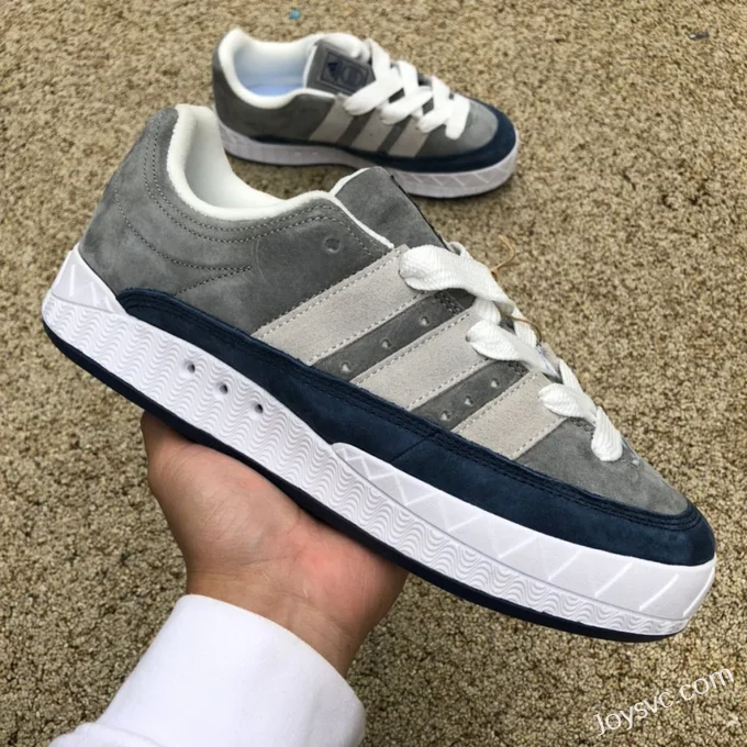 Adidas Adimatic Grey Blue Retro Sneakers HP991