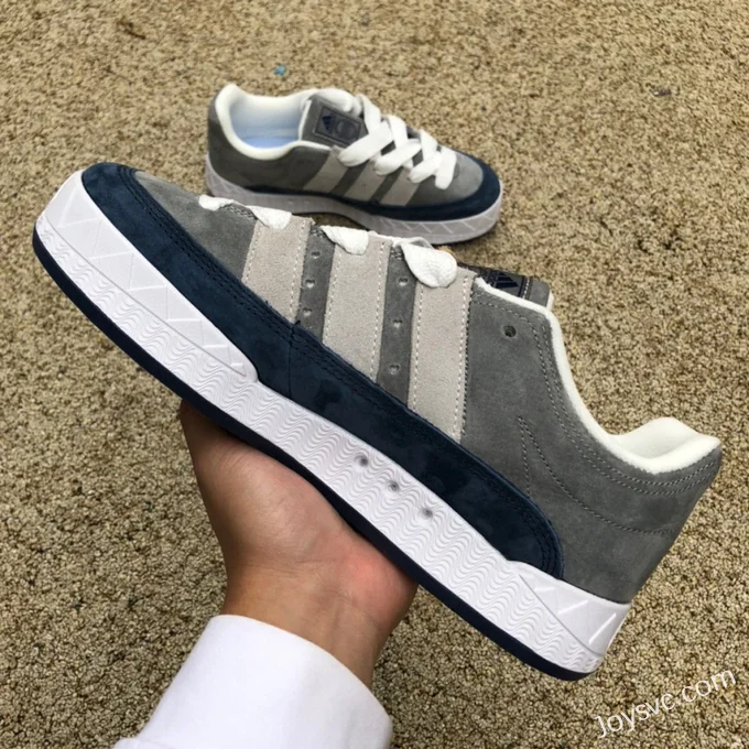 Adidas Adimatic Grey Blue Retro Sneakers HP991