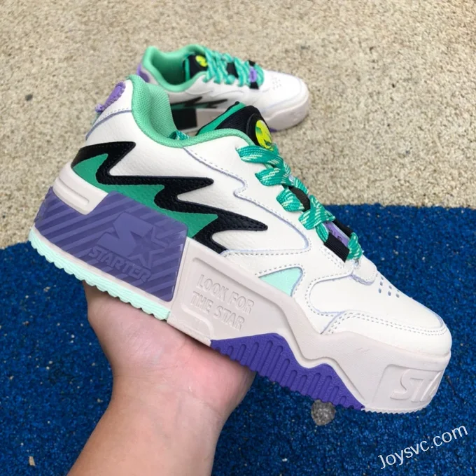 Coca Cola x STARTER White Green Purple - Retro Sneakers