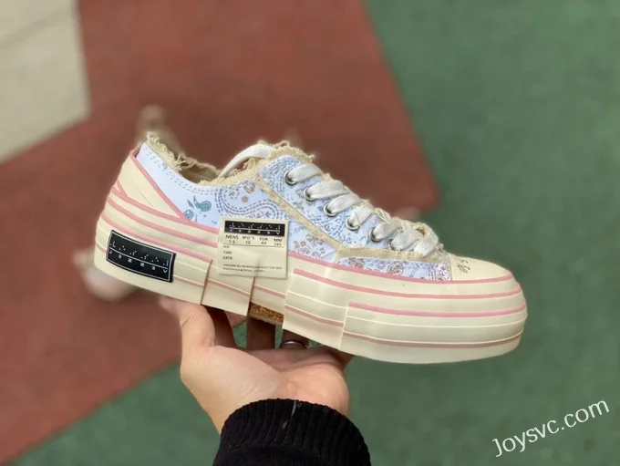 VESSEL G.O.P. LOWS in White and Pink