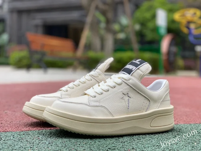 Rick Owens DRKSHDW x Converse Turbodrk Weapon Low Beige