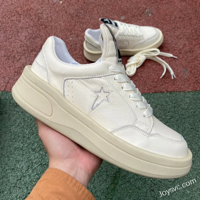 Rick Owens DRKSHDW x Converse Turbodrk Weapon Low Beige