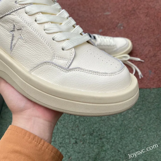 Rick Owens DRKSHDW x Converse Turbodrk Weapon Low Beige