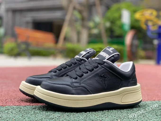 Rick Owens DRKSHDW x Converse Turbodrk Weapon Low Black White