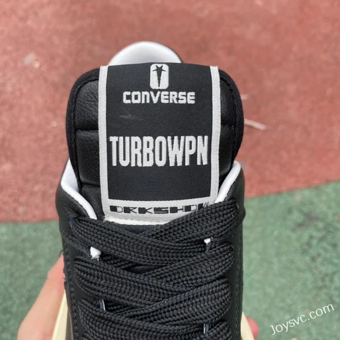 Rick Owens DRKSHDW x Converse Turbodrk Weapon Low Black White