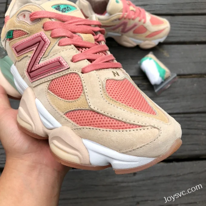 New Balance 9060 Brown Pink Joe Freshgoods Retro Running Shoes U9060JF1