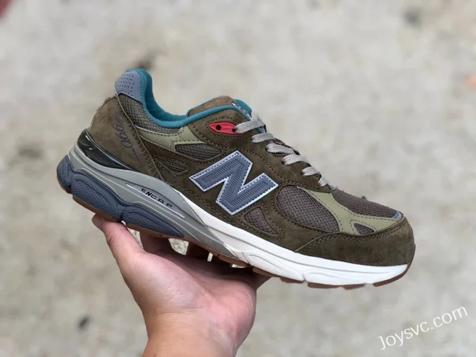 New Balance 990V3 Grey Brown Bodega Retro Running Shoes M990BD3