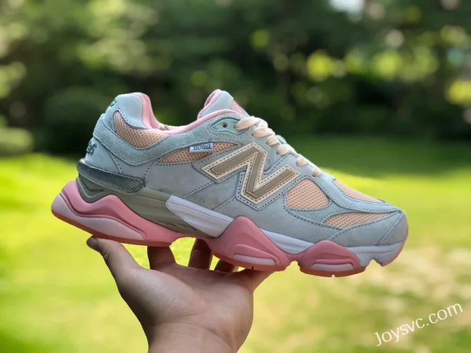 New Balance 9060 Pink Blue Joe Freshgoods Retro Running Shoes U9060JG1