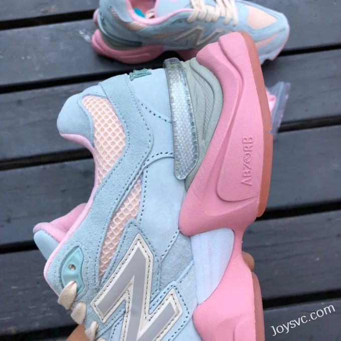 New Balance 9060 Pink Blue Joe Freshgoods Retro Running Shoes U9060JG1