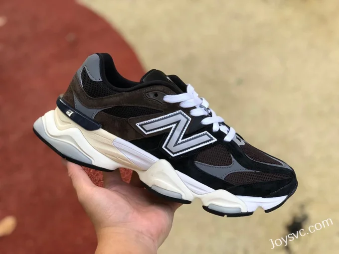 New Balance 9060 Black Coffee Retro Dad Shoes U9060BRN