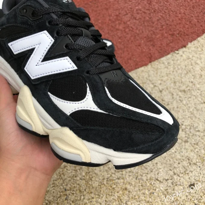 New Balance 9060 Black Cream Retro Dad Shoes U9060AAA