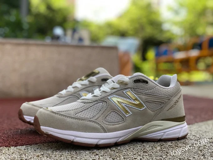 New Balance 990 Beige Gold Retro Running Shoes M990AG4