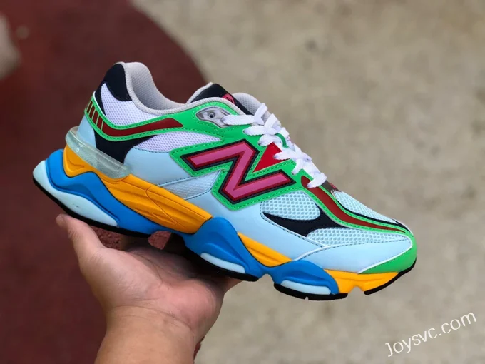 New Balance 9060 Green Blue Yellow Joe Freshgoods Retro Running Shoes U9060NBN