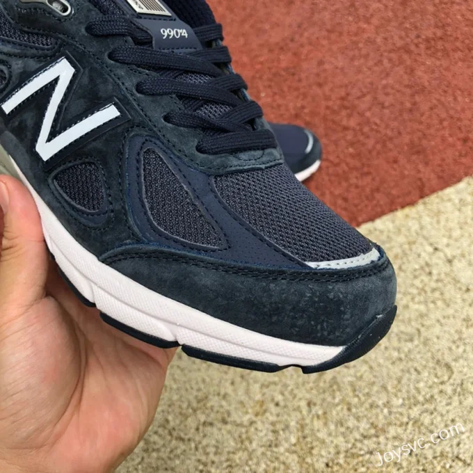 New Balance 990 Navy Blue Retro Running Shoes M990NV4