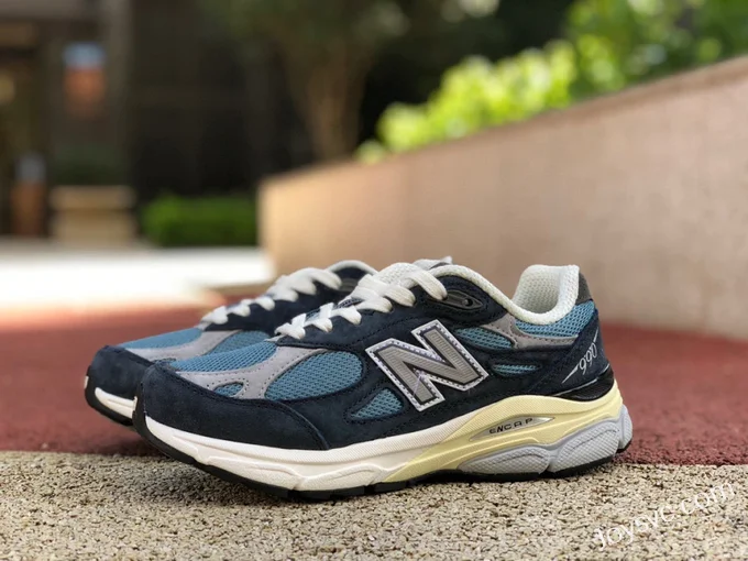 NB M990 Navy Blue New Balance M990 Unisex Retro Running Shoes M990TE3