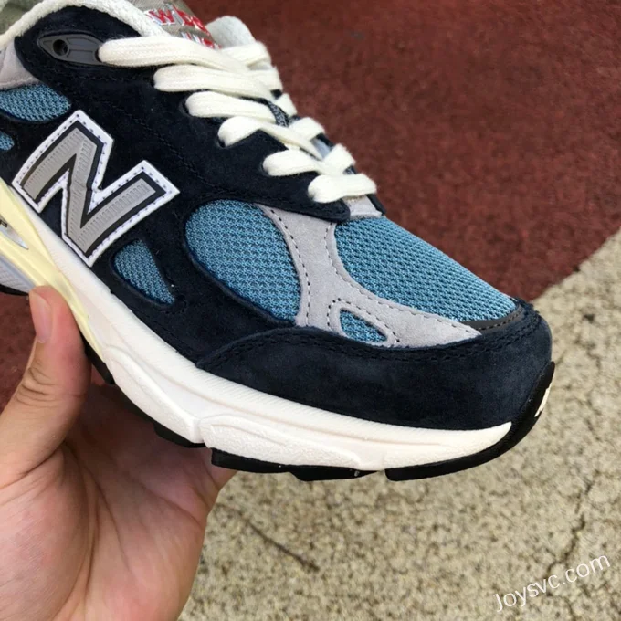 NB M990 Navy Blue New Balance M990 Unisex Retro Running Shoes M990TE3