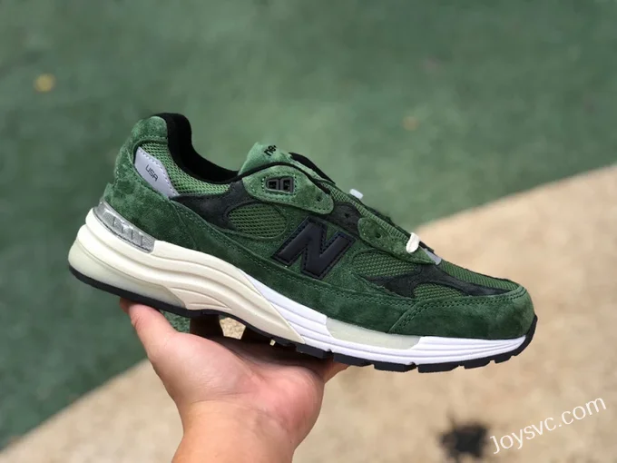 New Balance 992 Green JJJJound Retro Running Shoes M992JJ