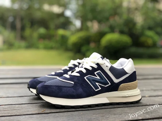 New Balance 574 Navy Blue Legacy Retro Casual Running Shoes U574LGBB