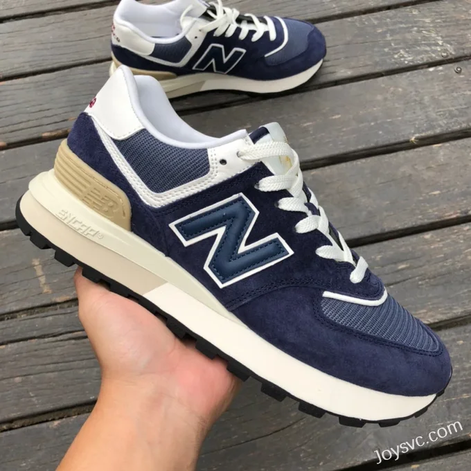 New Balance 574 Navy Blue Legacy Retro Casual Running Shoes U574LGBB