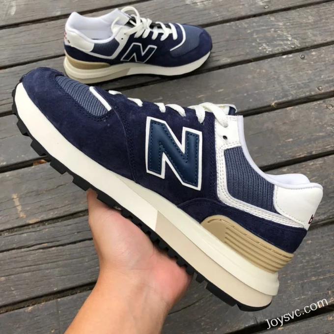 New Balance 574 Navy Blue Legacy Retro Casual Running Shoes U574LGBB