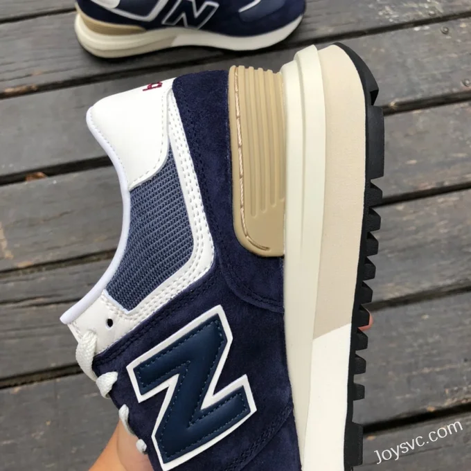 New Balance 574 Navy Blue Legacy Retro Casual Running Shoes U574LGBB