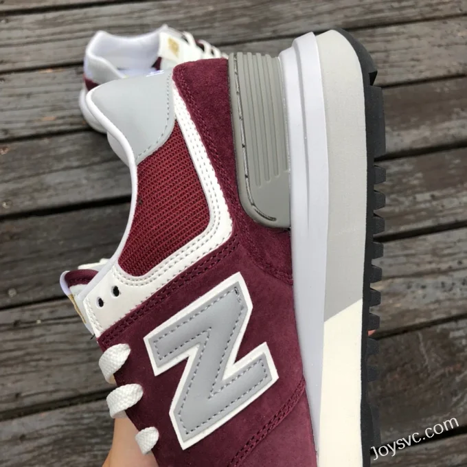 New Balance 574 Wine Red Retro Casual Running Shoes U574LGAA