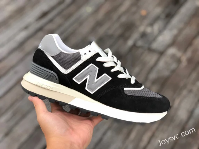 New Balance 574 Black Grey Retro Casual Running Shoes U574LGG1