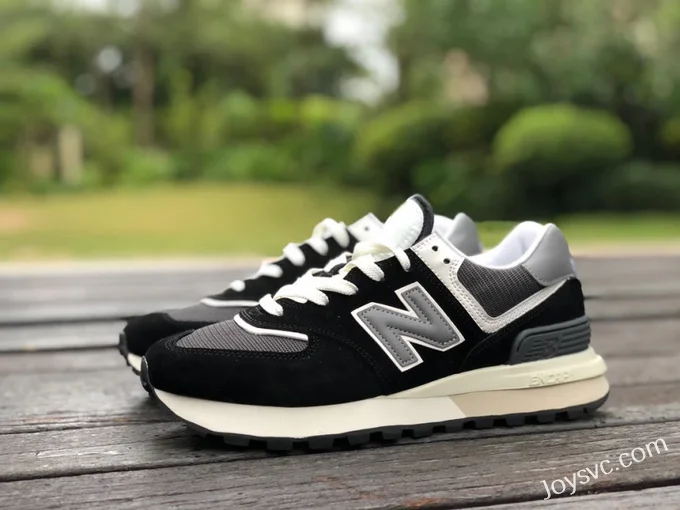 New Balance 574 Black Grey Retro Casual Running Shoes U574LGG1