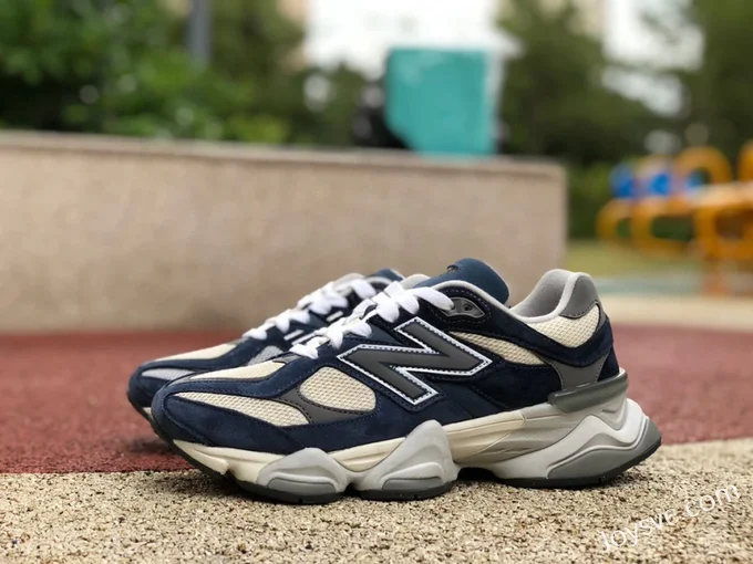 New Balance 9060 Navy Cream Joe Freshgoods Retro Running Shoes U9060NBIND