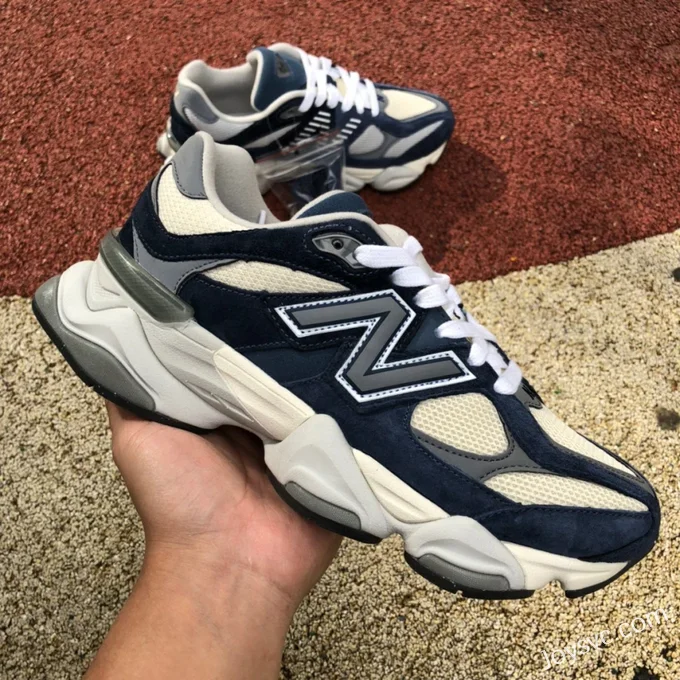 New Balance 9060 Navy Cream Joe Freshgoods Retro Running Shoes U9060NBIND