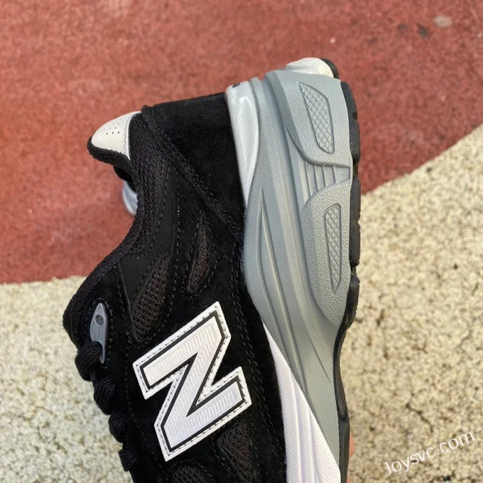 New Balance 990V3 Black White Retro Running Shoes M990BS3