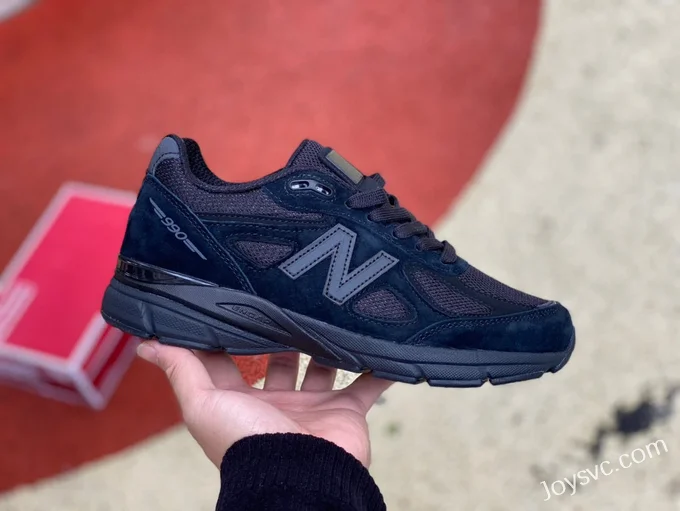 New Balance 990V4 Black Retro Running Shoes M990BB4