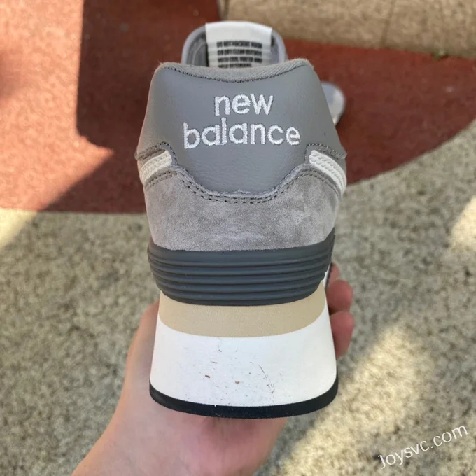 New Balance 574 Thick Sole Grey Retro Dad Shoes for Women WL57ZBA