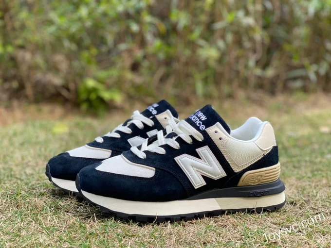 New Balance 574 White Blue Brown Retro Casual Shoes U574GRN